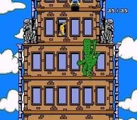 une photo d'Ã©cran de The Simpsons - Bart s Nightmare sur Nintendo Super Nes